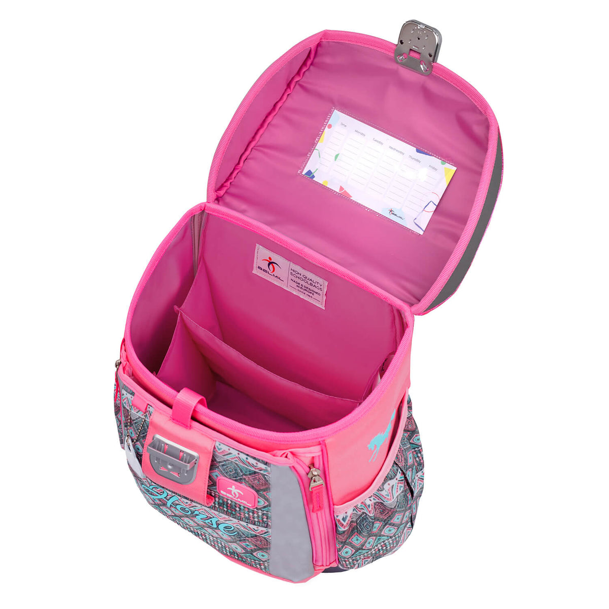Customize Me Horse Aruba Blue schoolbag set 4 pcs