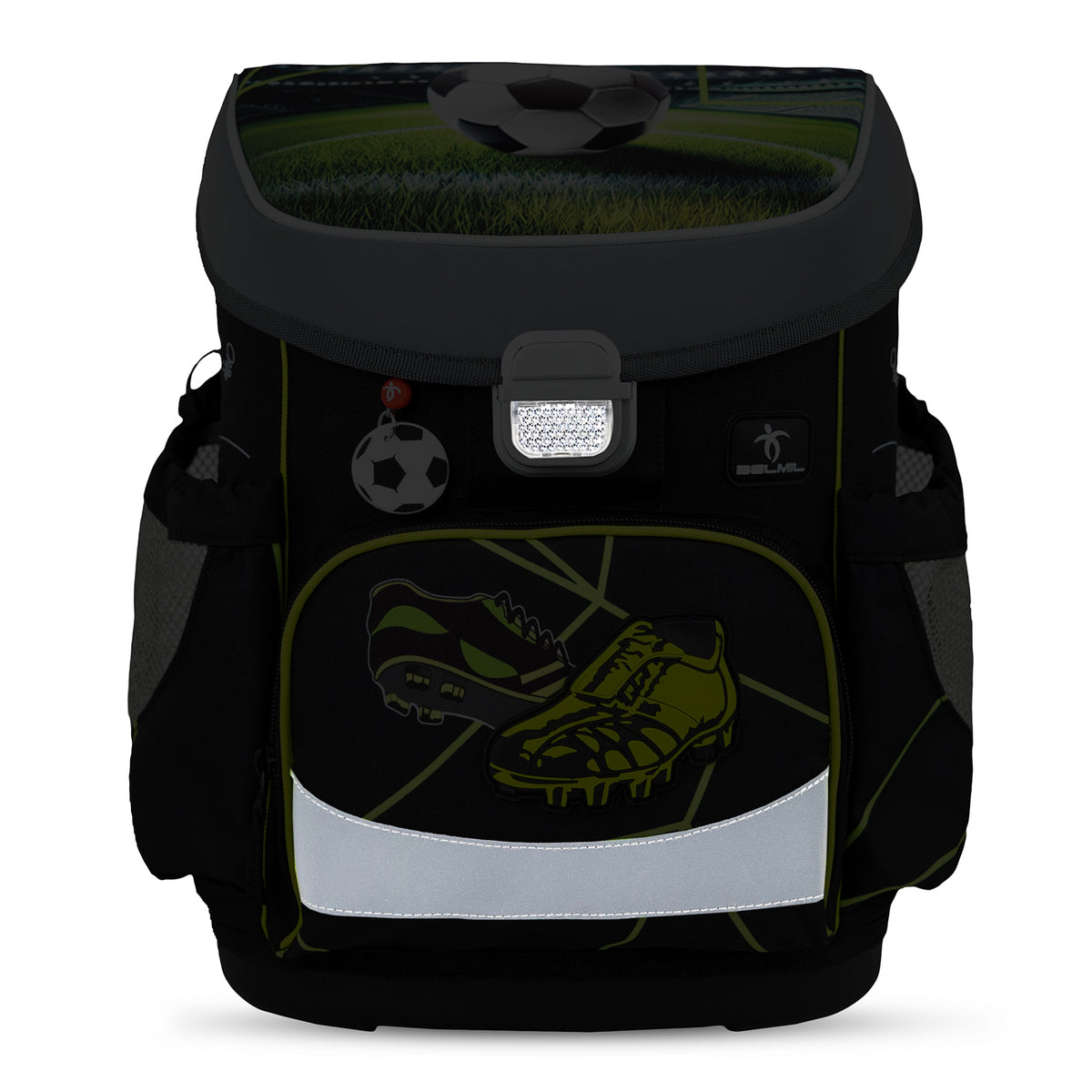 Compact and lightweight Ergonomic School Bag Set for Boys – Belmil Mini-Fit Champion's Kick (4 pcs) perfect for younger first graders.
