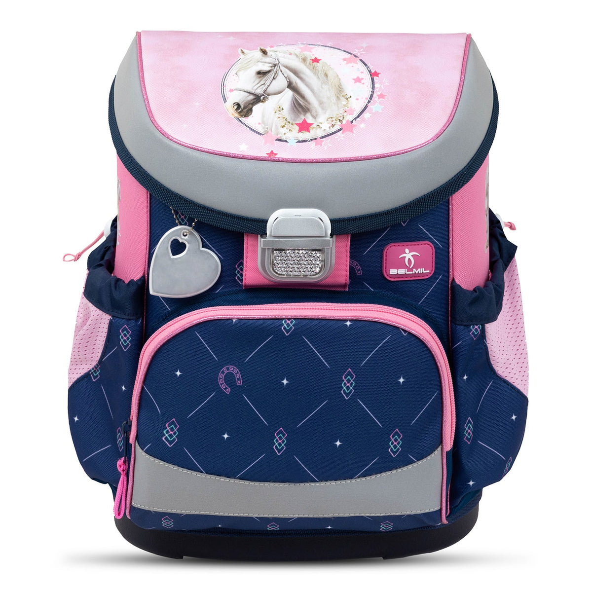 Ergonomic School Bag for Girls – Belmil Mini-Fit Amazing Horses