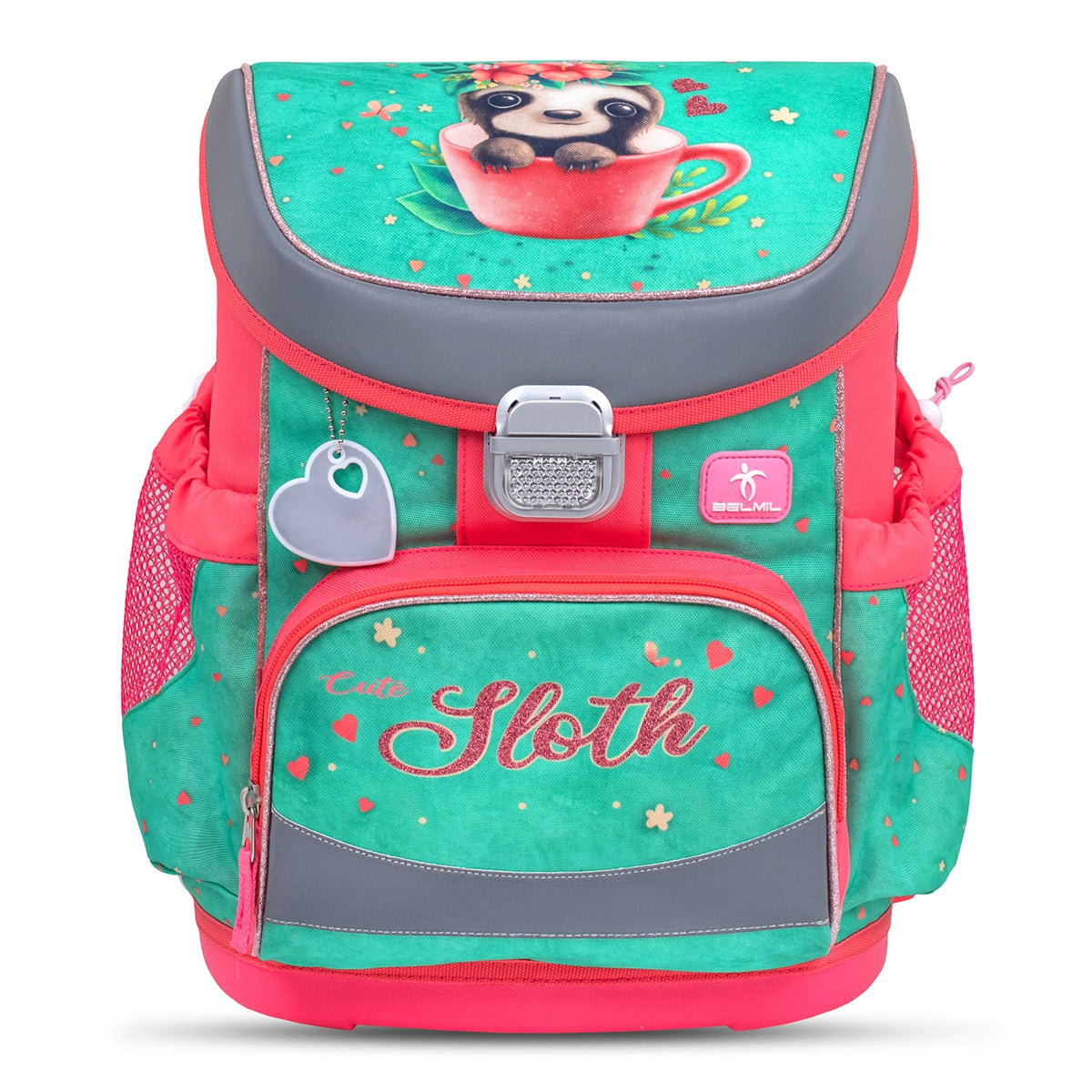 Ergonomic School Bag for Girls – Belmil Mini-Fit Cute Sloth