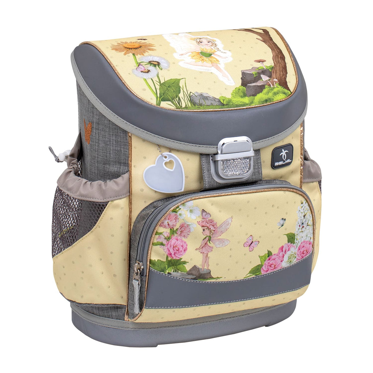 Ergonomic School Bag for Girls – Belmil Mini-Fit Fairy Garden