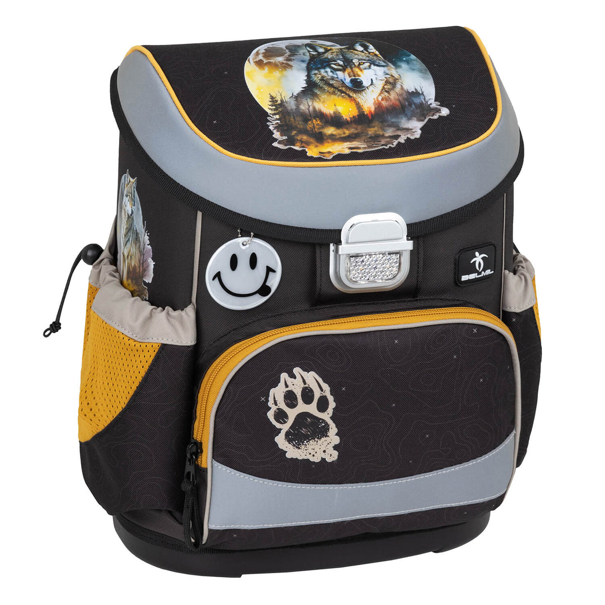 Ergonomic School Bag for Boys – Belmil Mini-Fit Moonless Night