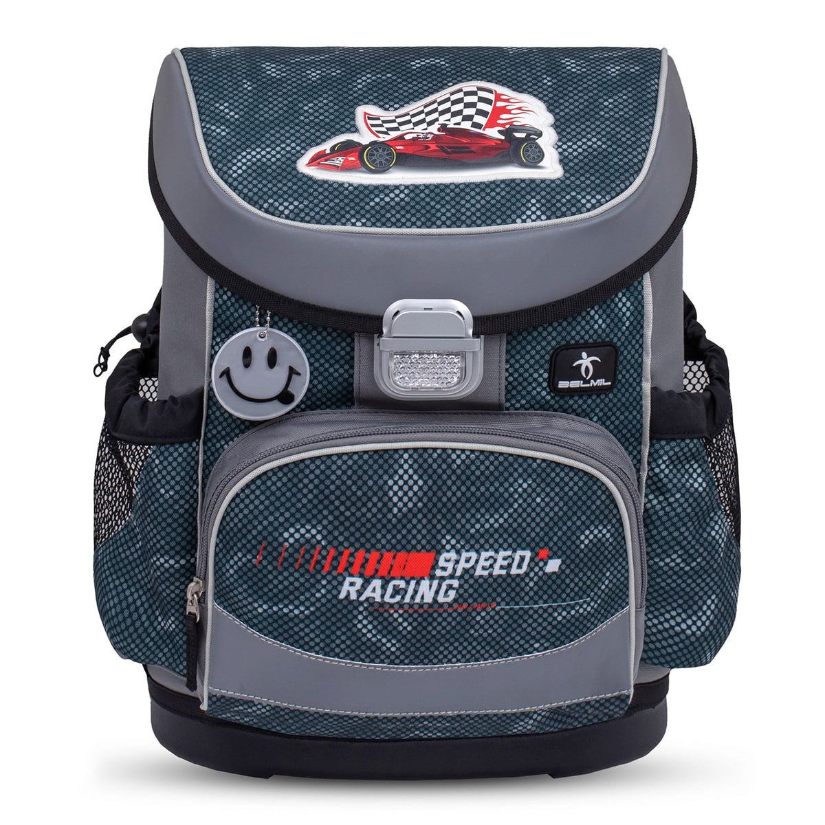 Ergonomic School Bag for Boys - Mini-Fit Red Dots