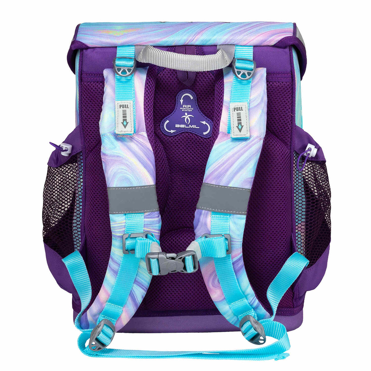 Ergonomic design of the School Bag Set for Girls – Belmil Mini-Fit Unicorn Dream (4 pcs) promoting healthy posture.