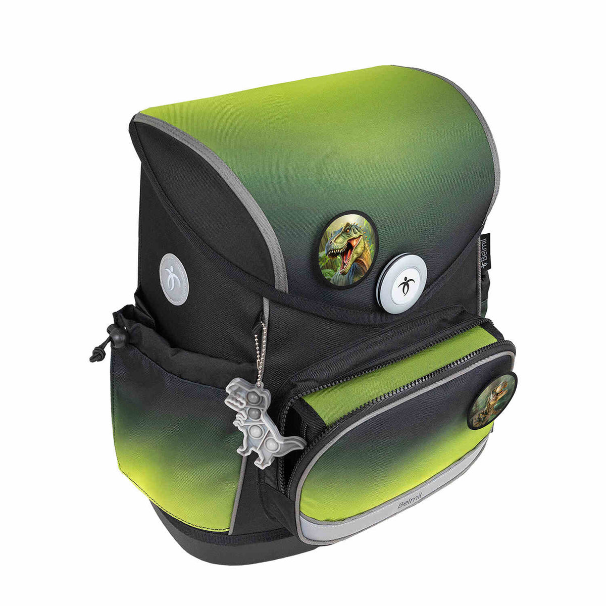 Premium Compact Plus Black Green Schulranzen Set 5tlg.