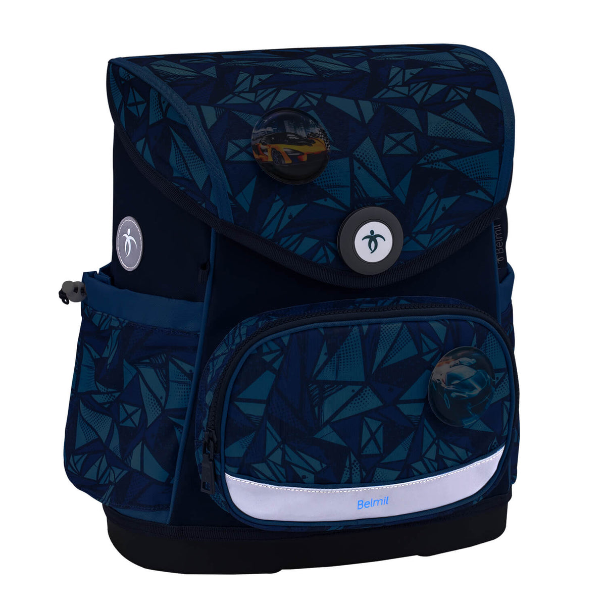 Premium Compact Plus Glacier Blue Schoolbag set 5pcs.