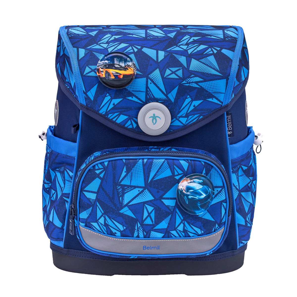 Premium Compact Plus Glacier Blue Schoolbag set 5pcs.