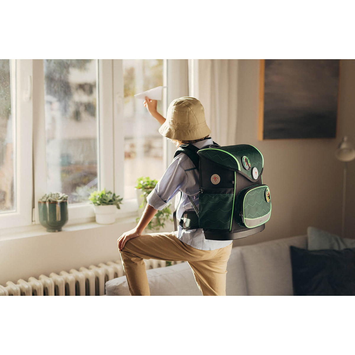 Premium Compact Plus Twist of Lime Schoolbag set 5pcs.
