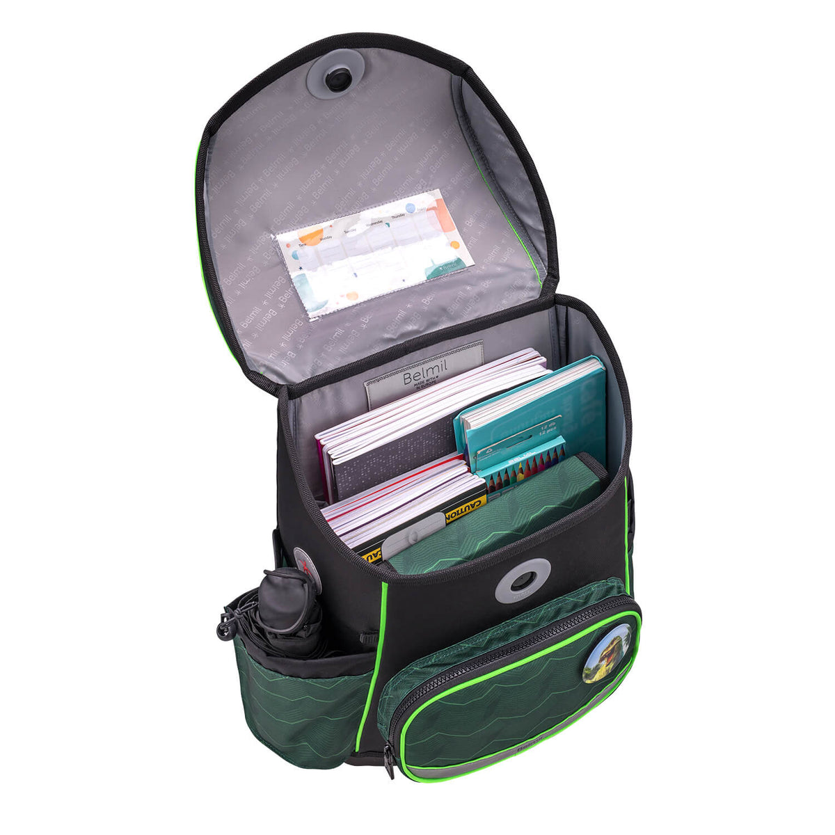 Premium Compact Plus Twist of Lime Schoolbag set 5pcs.