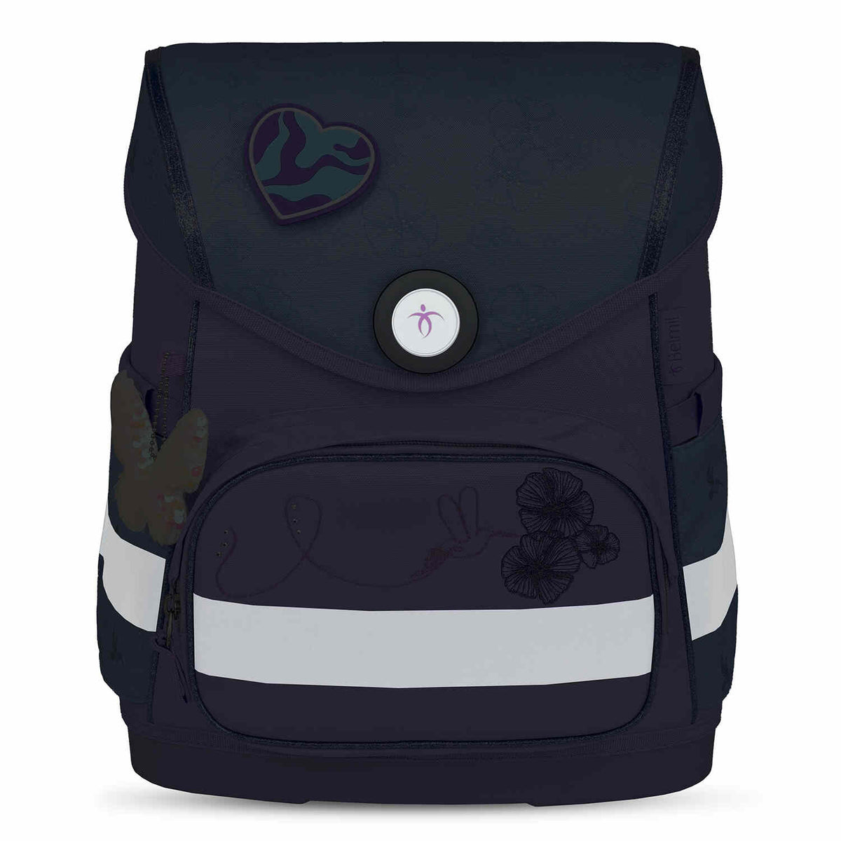 Children enjoying school life with the Ergonomic School Bag Set for Girls – Belmil Compact Tropical Hummingbird.