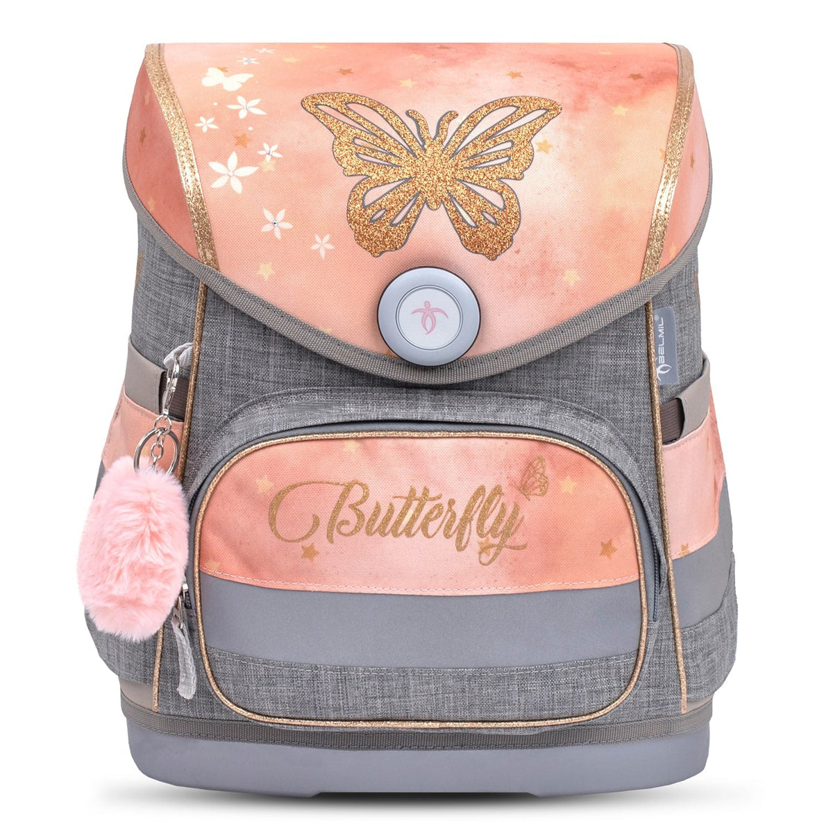 Compact Golden Butterfly Schulranzen