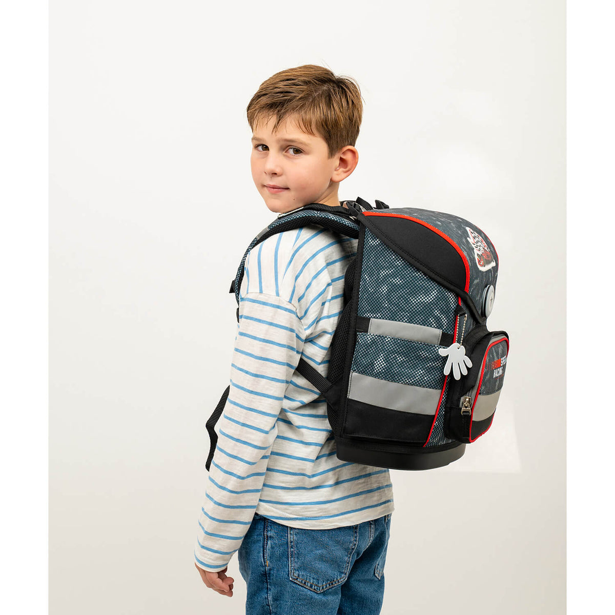 Compact Red Dots schoolbag set 4 pcs