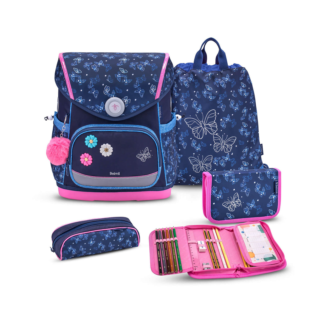 Premium Compact Plus Sapphire Schulranzen Set 5tlg.