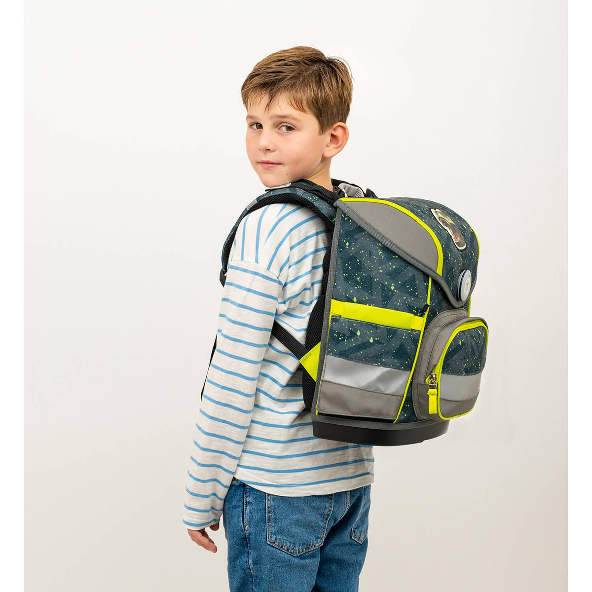 Compact T-rex Roar schoolbag set 4 pcs