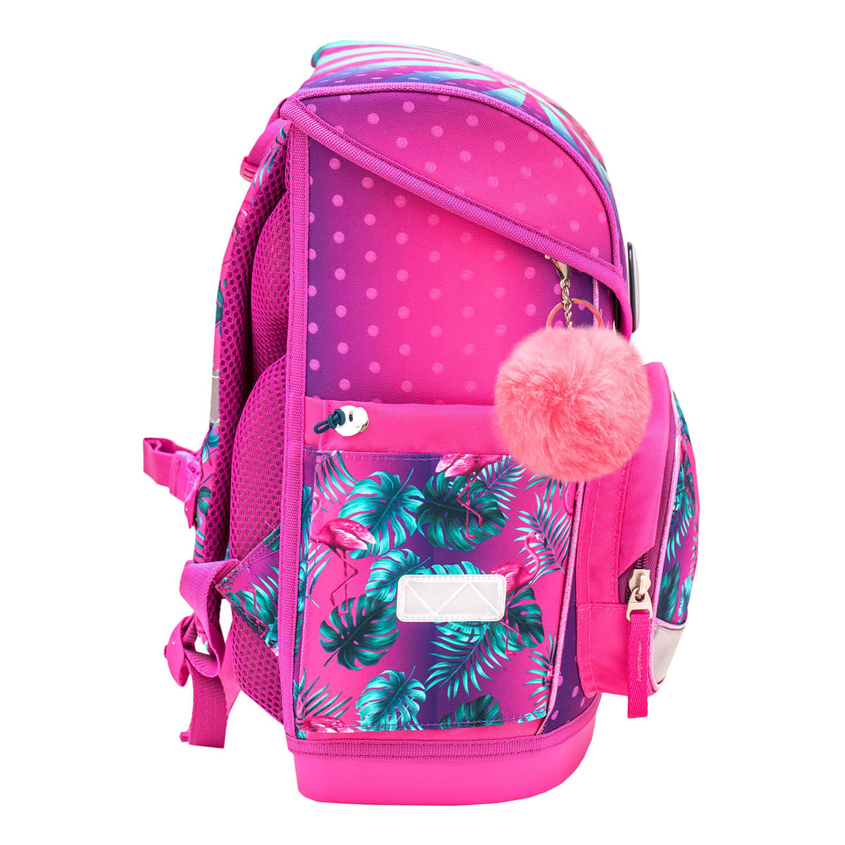 Compact Tropical Flamingo Schulranzen