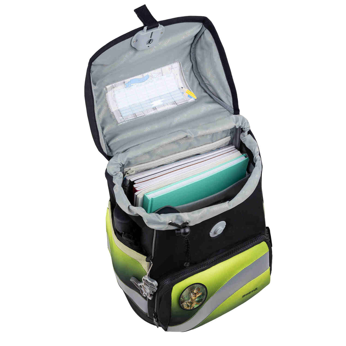 Smarty Plus Black Green Schulranzen Set 5tlg.