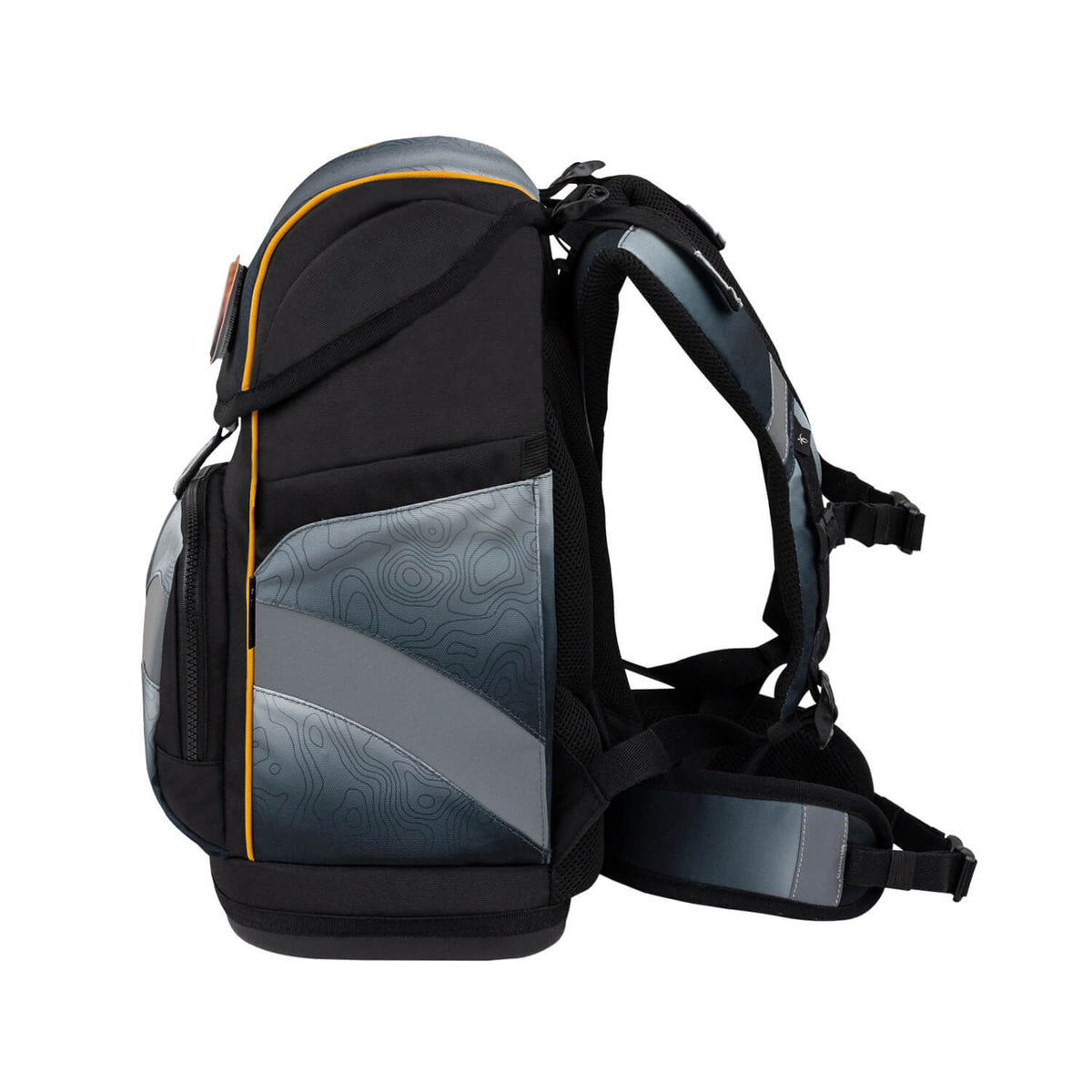 Premium Belmil School Bag Set for Boys – Smarty Plus Black Grey schoolbag set 6 pcs