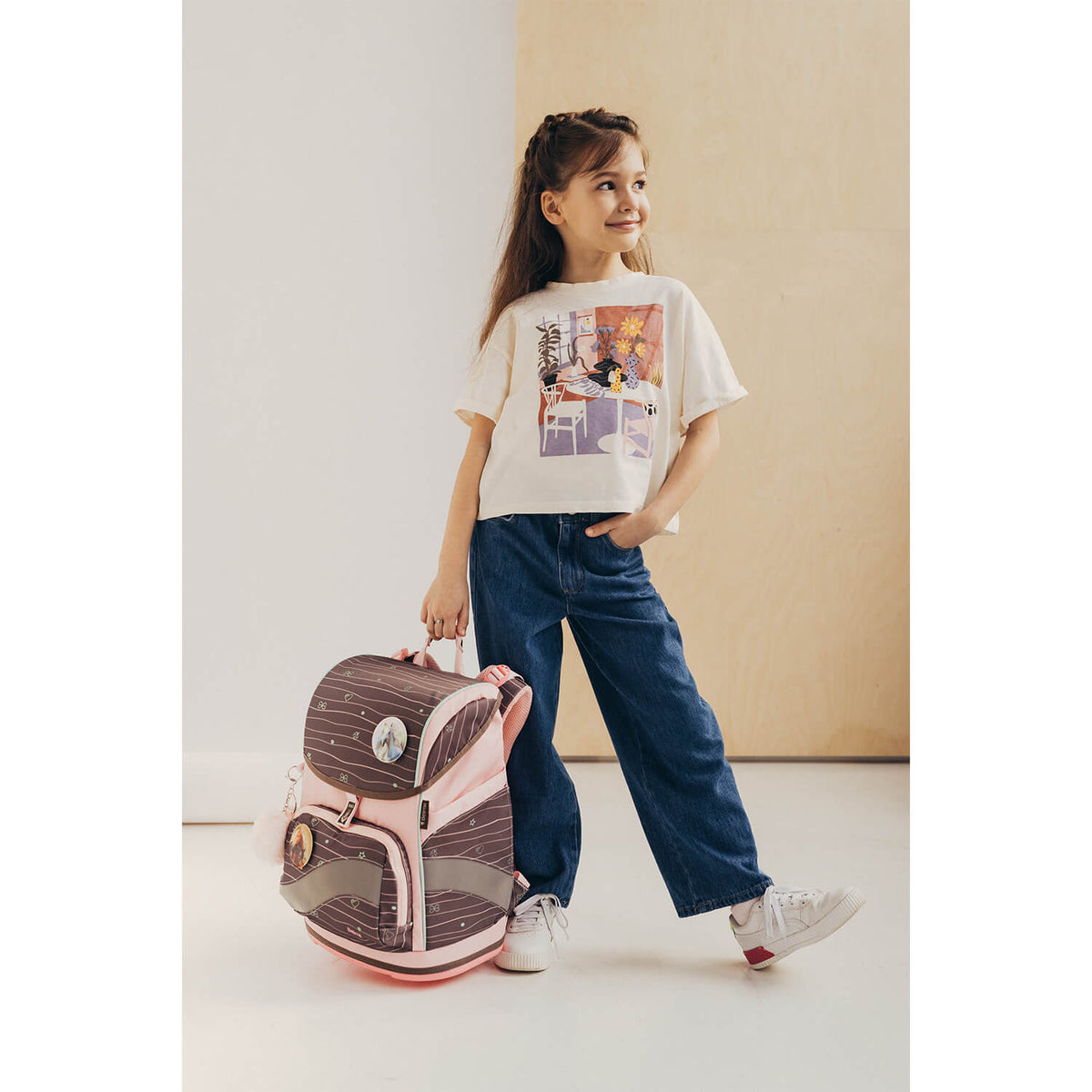 Premium Belmil School Bag Set for Girls – Smarty Plus Mint schoolbag set 6 pcs