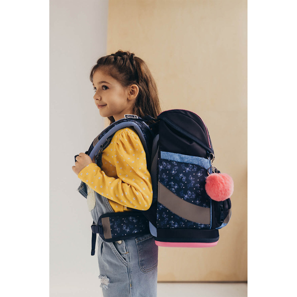 Premium Belmil School Bag Set for Girls – Smarty Plus Sapphire schoolbag set 5 pcs