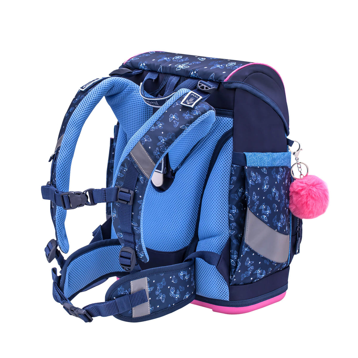 Premium Belmil School Bag Set for Girls – Smarty Plus Sapphire schoolbag set 5 pcs