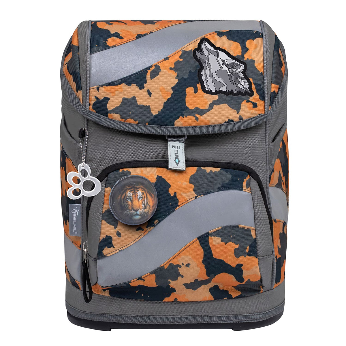 Velcro Rubber Patch Grey Wolf