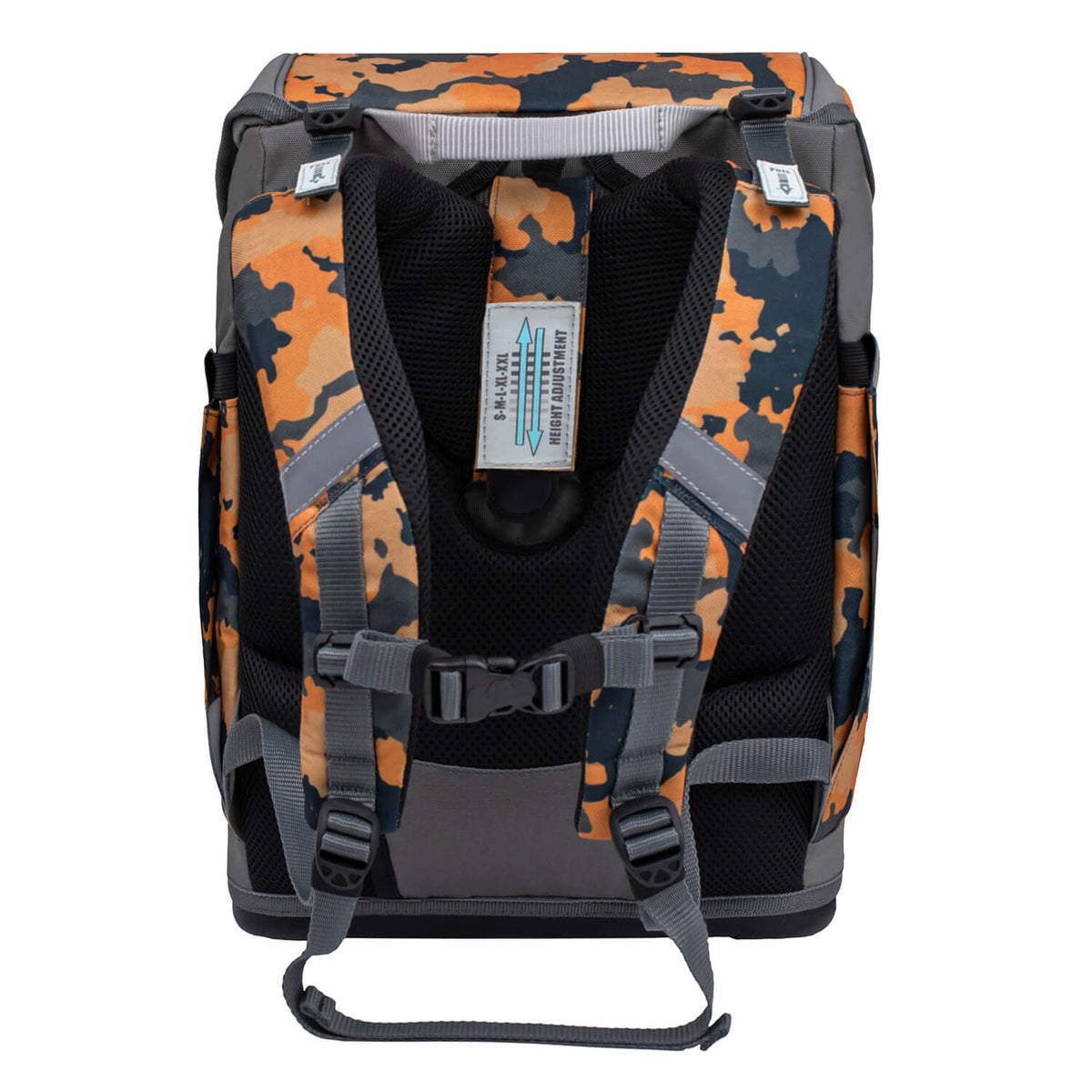 Smarty Orange Camouflage Schulranzen Set 5 tlg.
