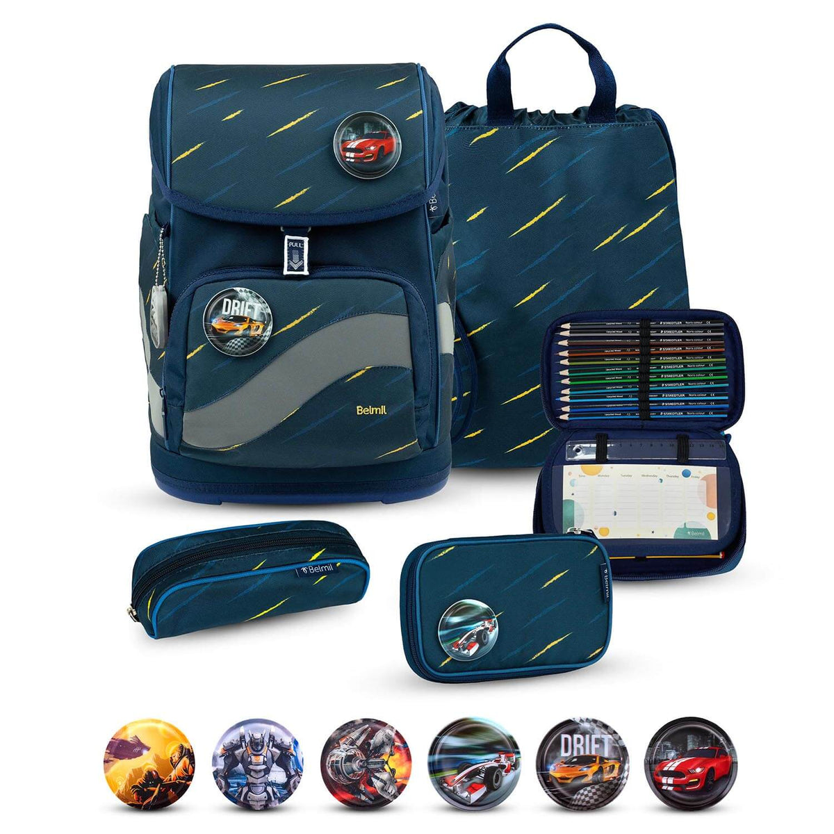 Smarty Plus Orion Blue Schulranzen Set 5tlg.