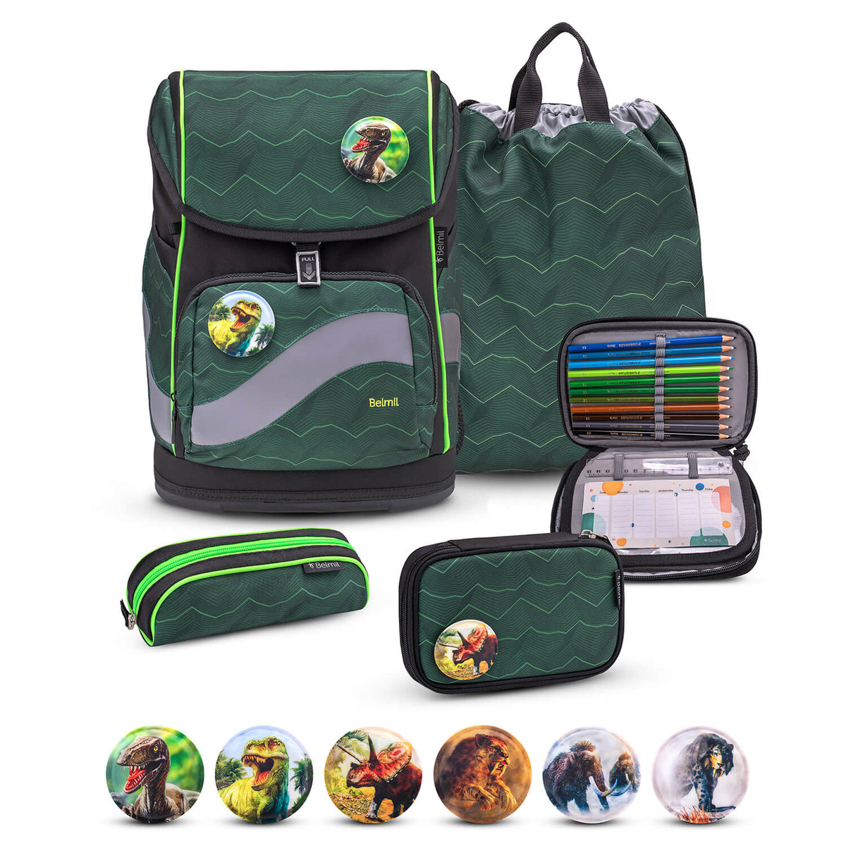 Smarty Plus Twist of Lime Schulranzen Set 5tlg.