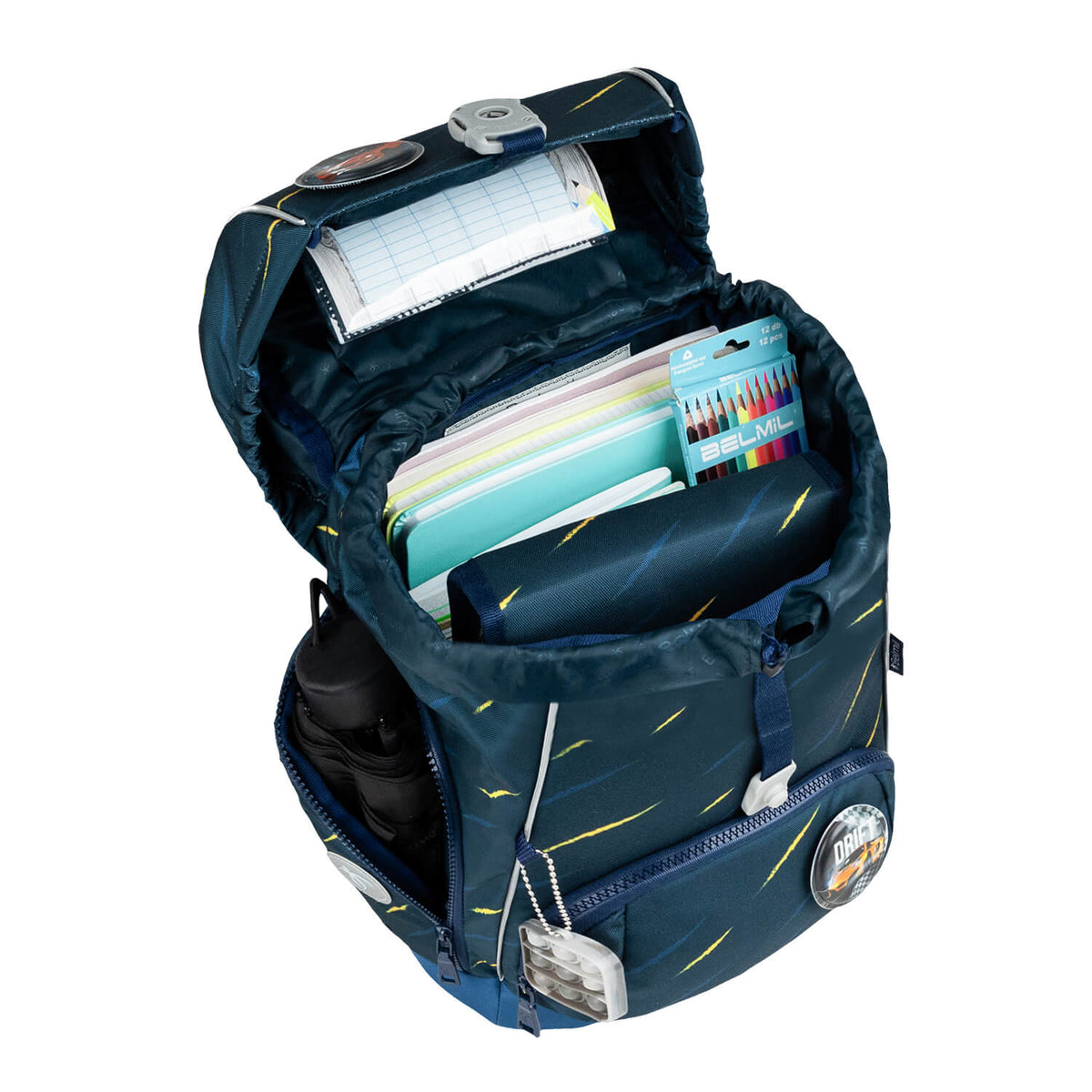 Premium Comfy Plus Orion Blue Schulranzen Set 5tlg.