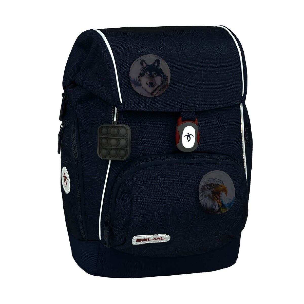 Premium Comfy Plus Topographic Schoolbag set 5pcs.