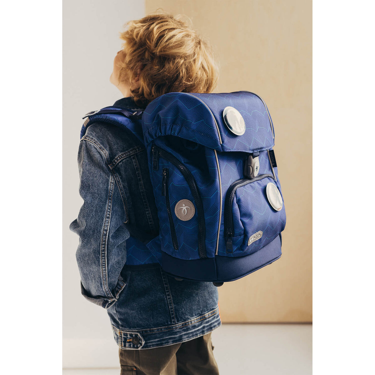 Premium Comfy Plus Estate Blue Schulranzen Set 5tlg.