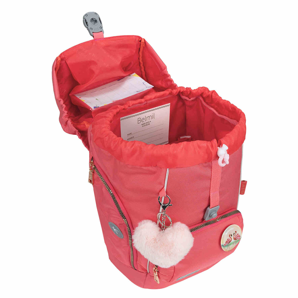 Premium Comfy Plus Rose Quartz Schulranzen Set 5tlg.