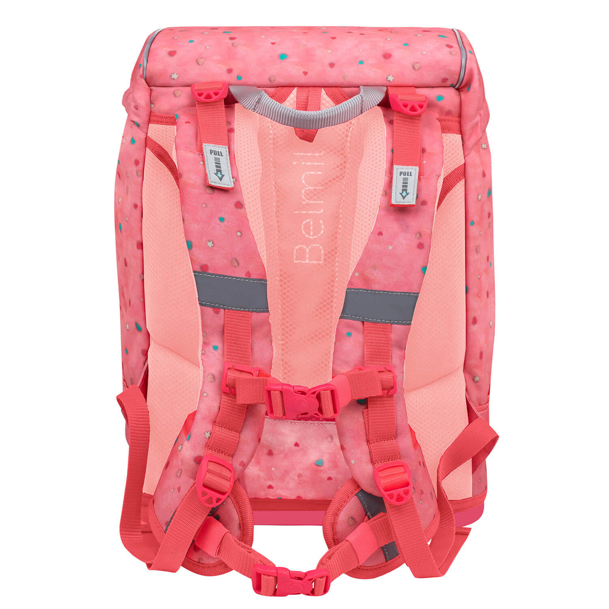 Ergonomic School Bag Set for Girls – Belmil Motion Blue Bird schoolbag set 5 pcs made from recycled materials, eco-friendly.