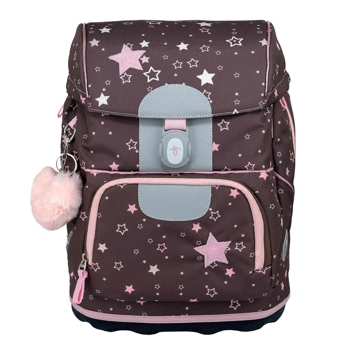 Breathable padded back panel of the Belmil school bag, ensuring comfort for all-day wear.
