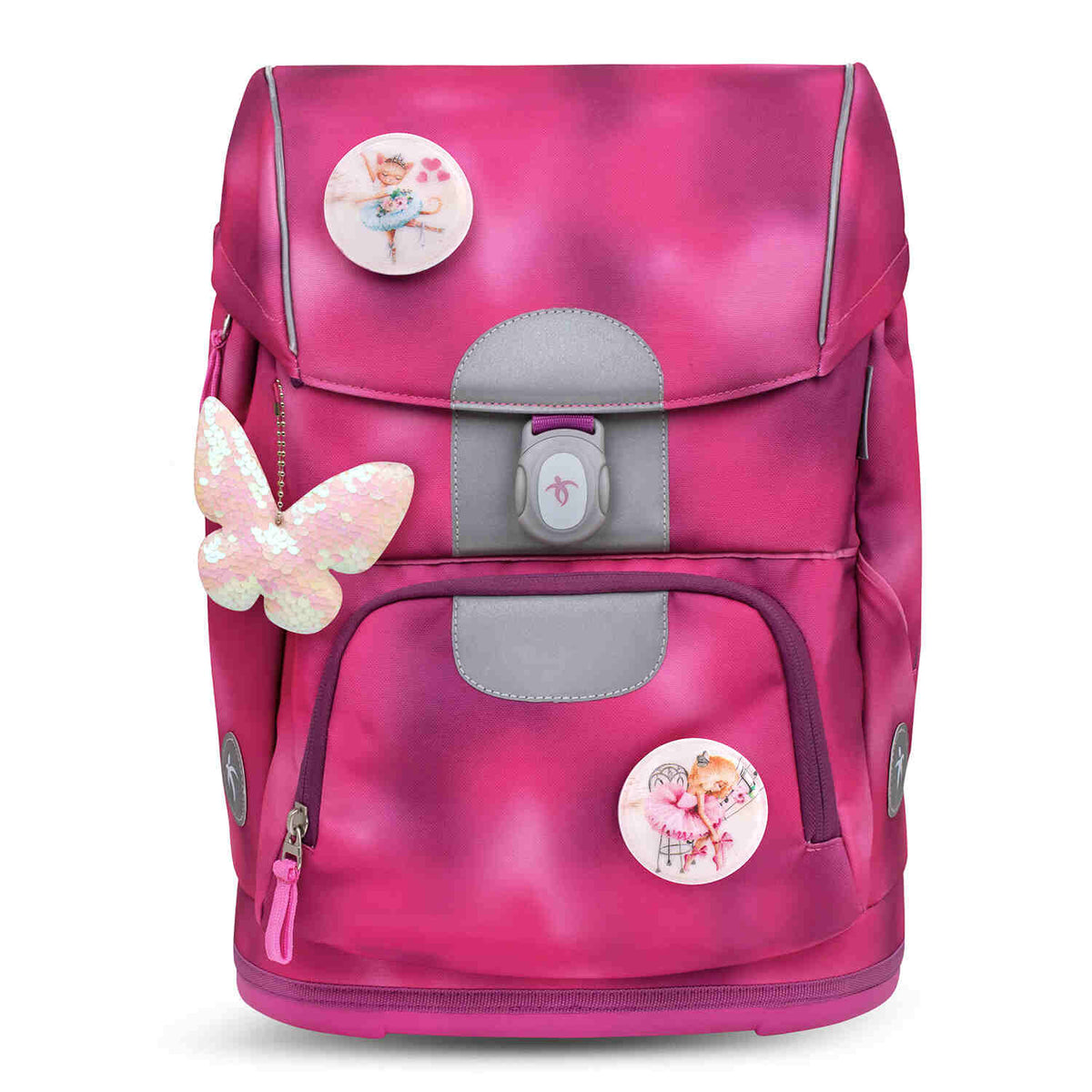 Brightly colored designs from the Belmil Patch Set – 3-Piece Velcro Patches 'Ballett' perfect for adding flair to your favorite tote.