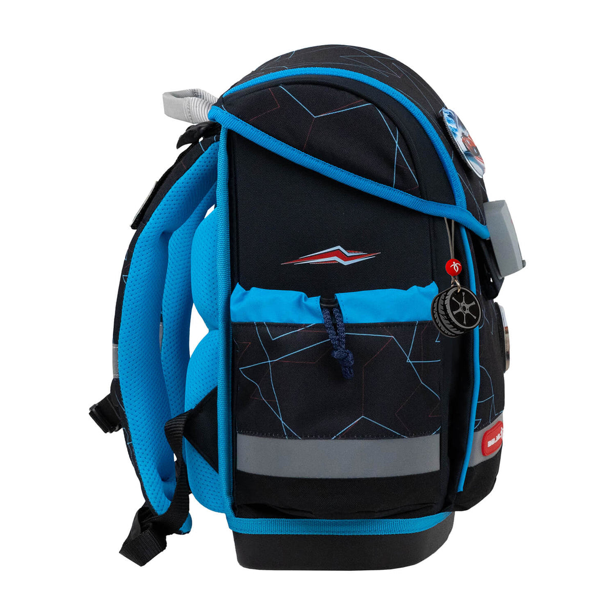 Ergonomic School Bag Set for Boys – Belmil Classy Plus Cars Blue School Bag Set 4 pcs.