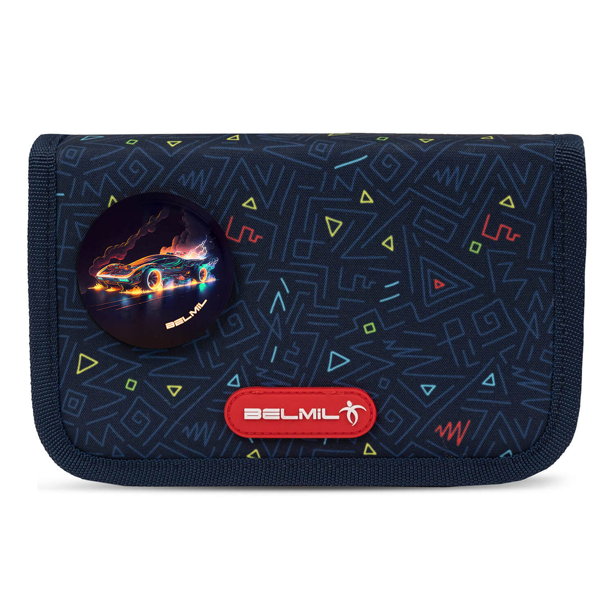 Breathable back panel of the Belmil Classy Plus Ergonomic School Bag Set for Boys “Gamer” Design providing comfort and support.
