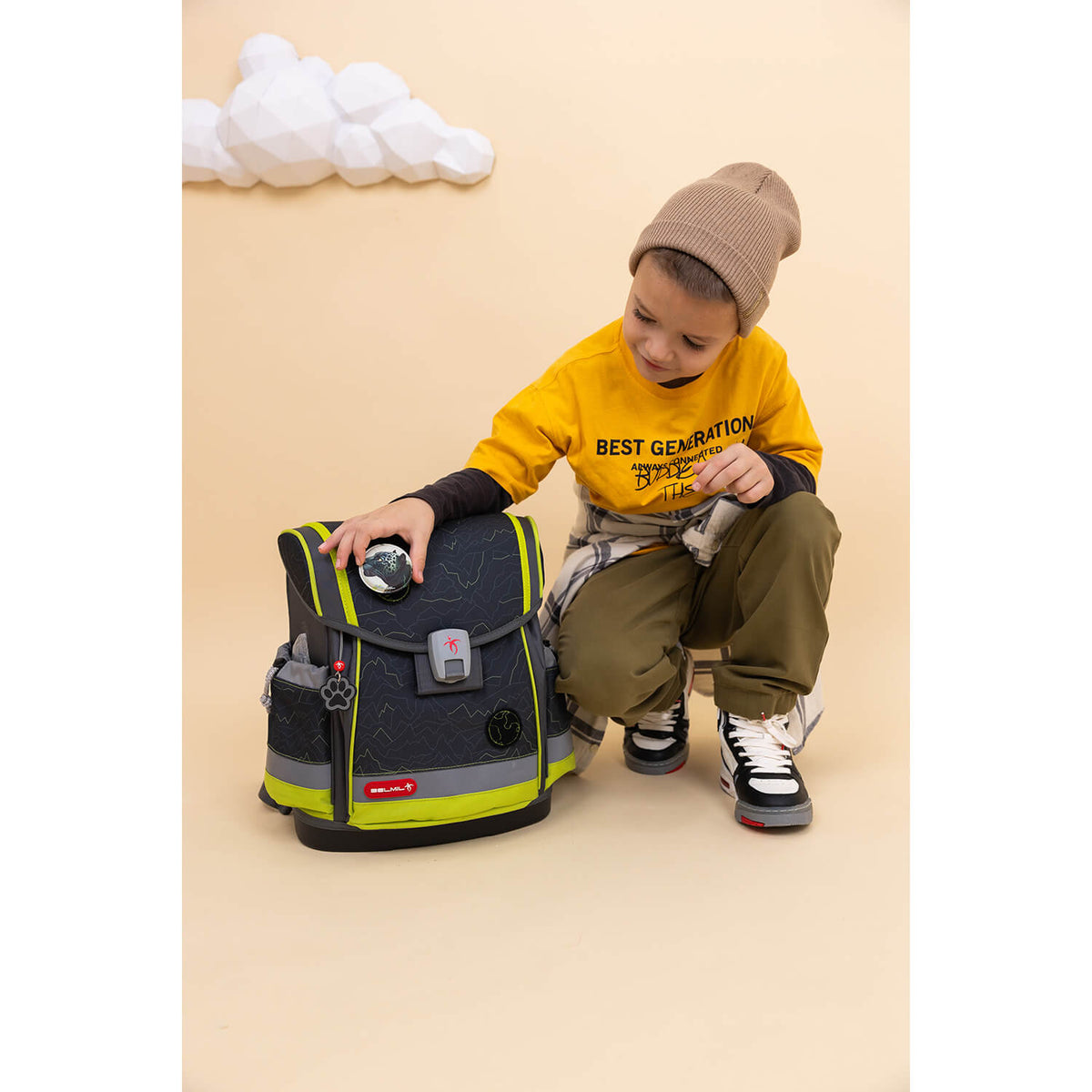 Classy Plus Mountain Lime Schulranzen Set 5 tlg.