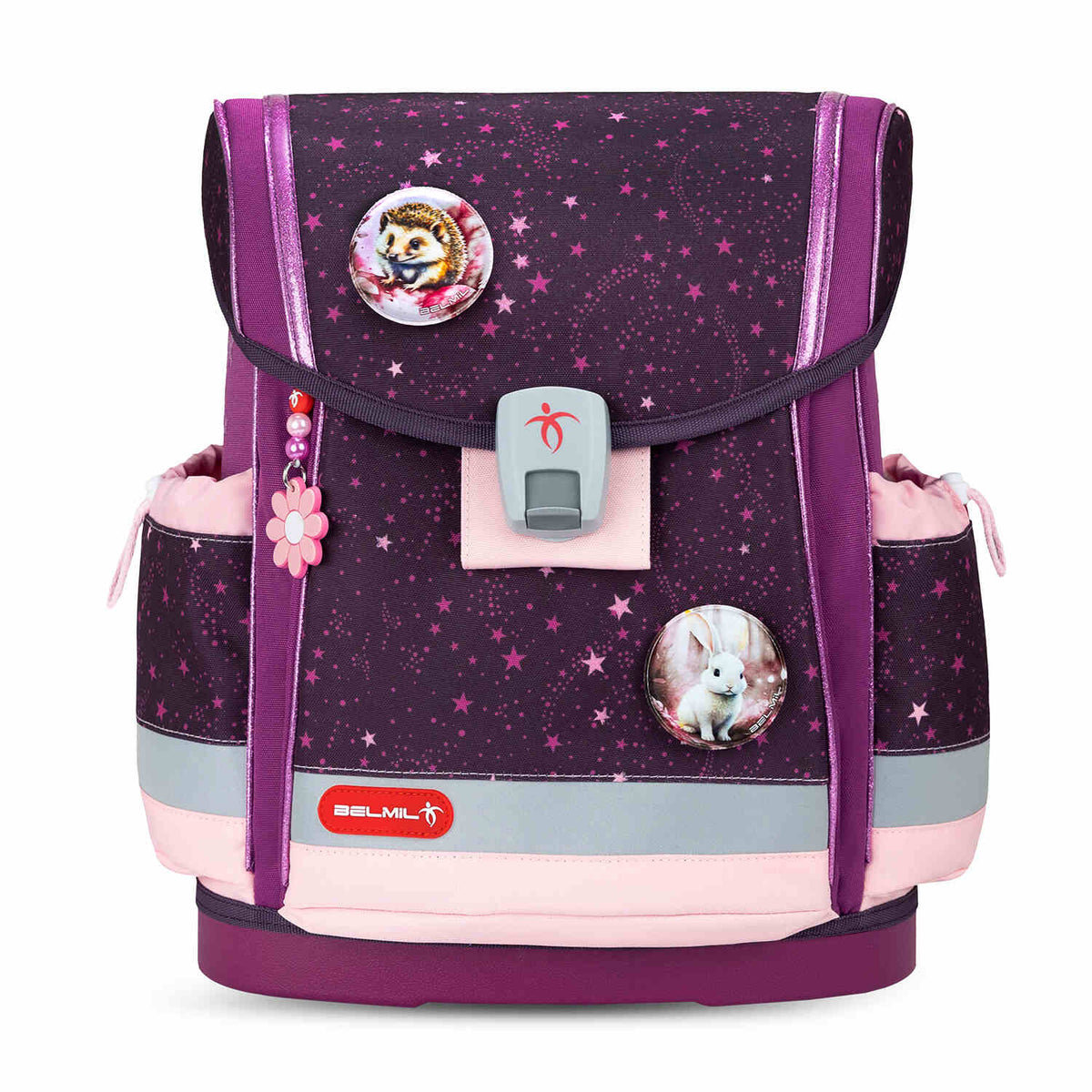 Pencil case included in the Ergonomic School Bag Set for Girls – Belmil Classy Plus Magical Stars School Bag Set.