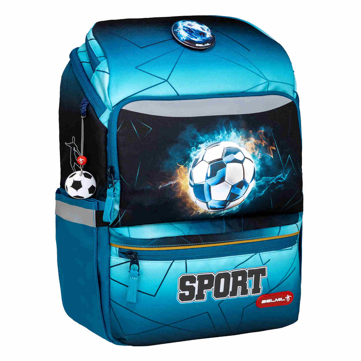 Zippy Fire Football Schulrucksack