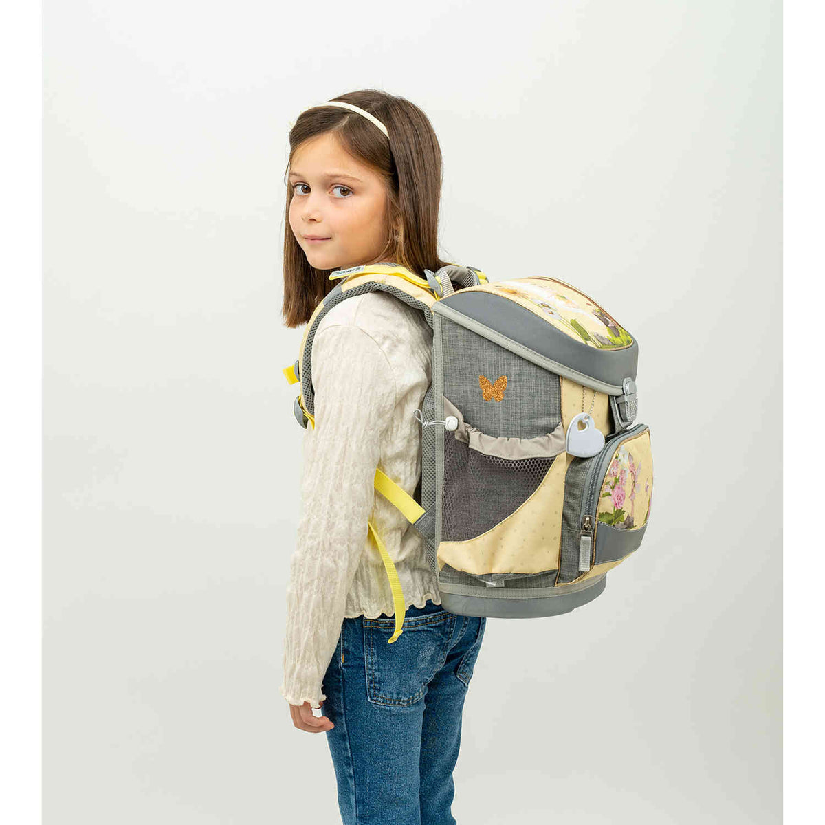 Ergonomic School Bag for Girls – Belmil Mini-Fit Fairy Garden