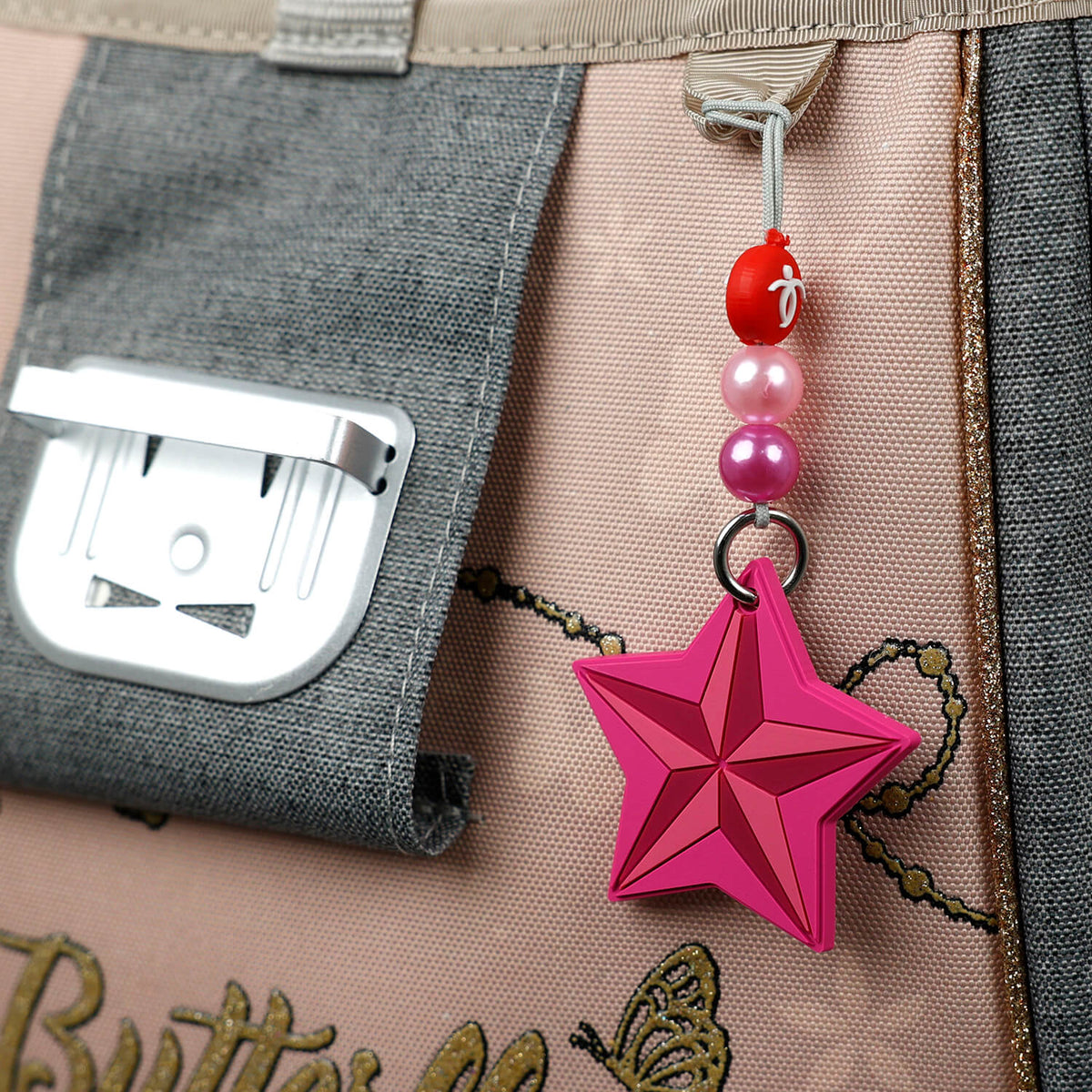 Keychain Pink Star