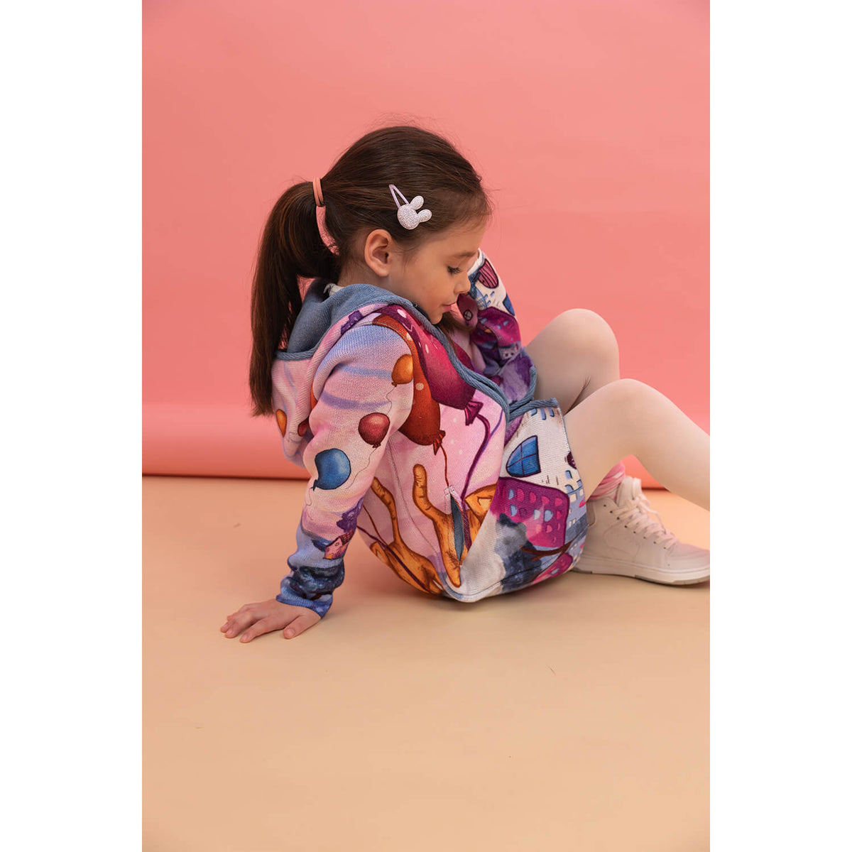 Premium Cats and Ballons Cardigan and Coat