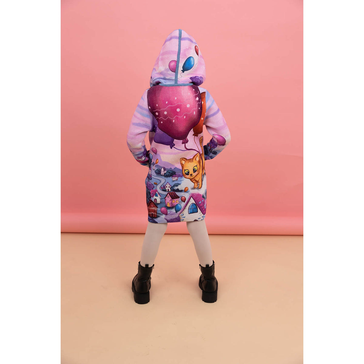 Premium Cats and Ballons Cardigan and Coat