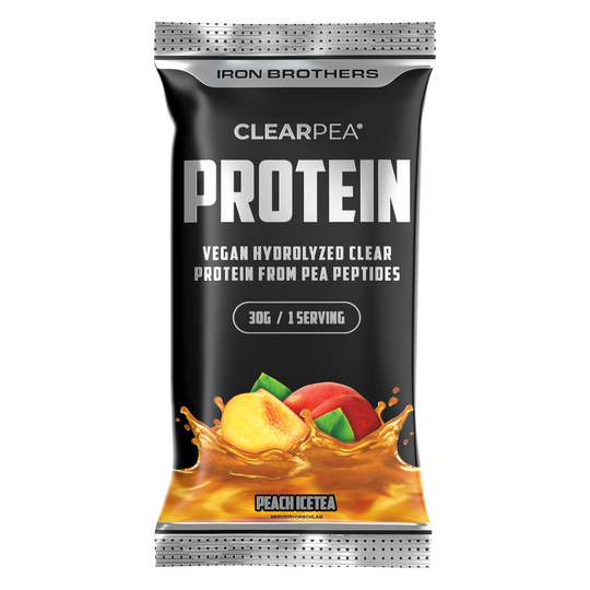 ClearPea Protein Proben von Iron Brothers - Peach Icetea