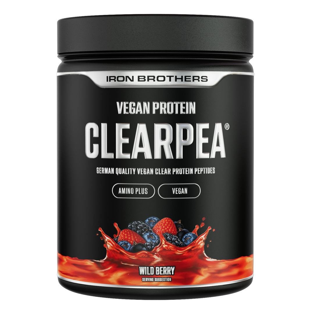 Clearpea Protein Wild Berry Flavour - Veganes Clear Protein von Iron Brothers - Waldbeeren Geschmack