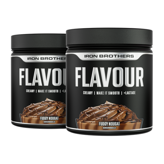 Creamy Flavour Geschmackspulver Doppelpack von Iron Brothers - Fudgy Nougat