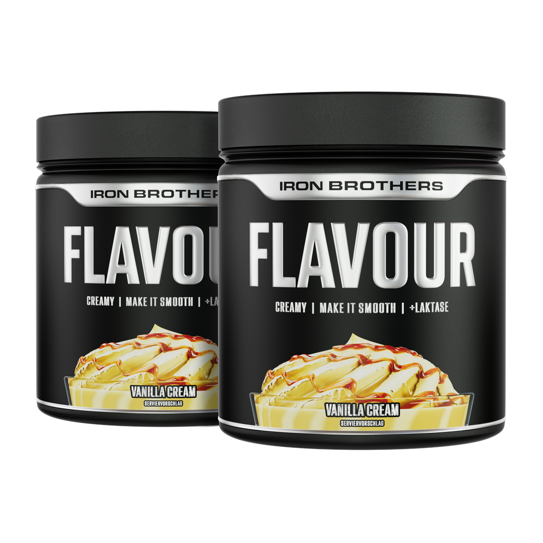 Creamy Flavour Geschmackspulver Doppelpack von Iron Brothers - Vanilla Cream