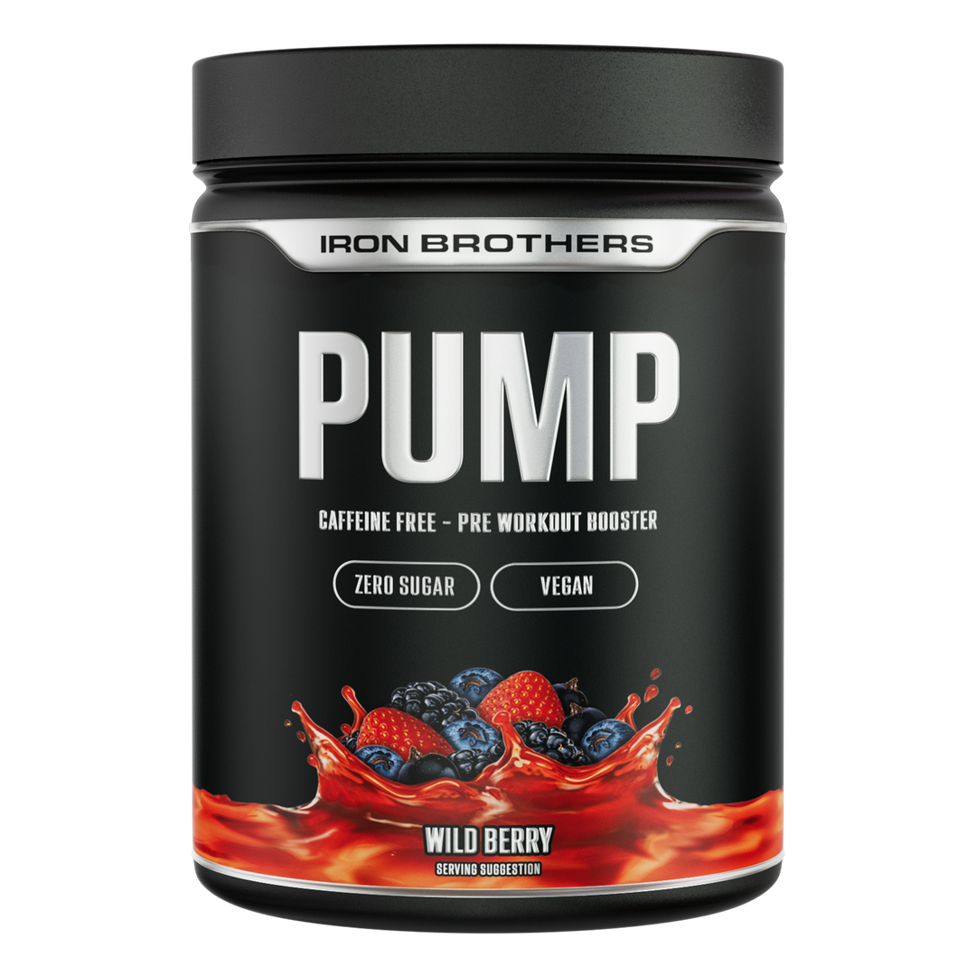 Pump Fuel Pump Pre Workout Booster von Iron Borthers, Berry Lemonade Flavour 400g, Waldbeeren Geschmack