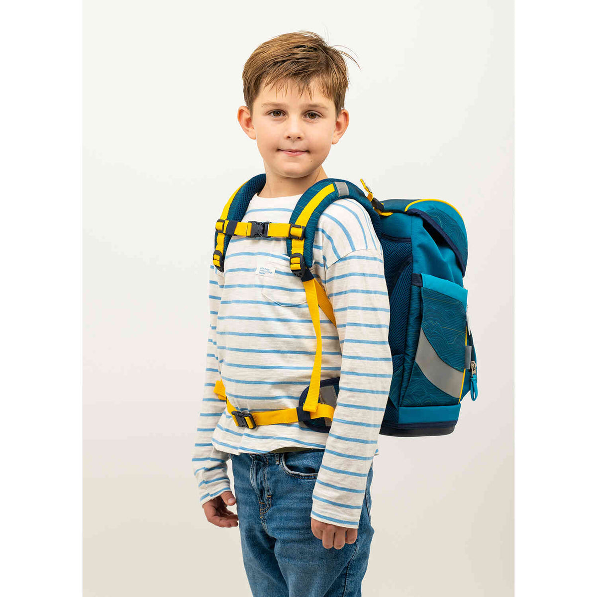 Smarty Waves Orange  schoolbag
